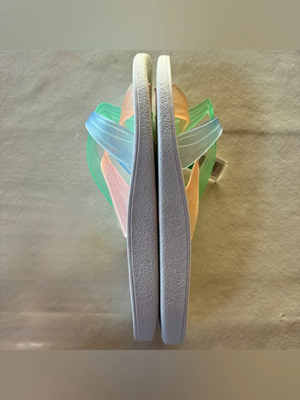 Vintage Islander Women's Pastel Multi-Color Slide Sandals (11) - Picture 7 of 16